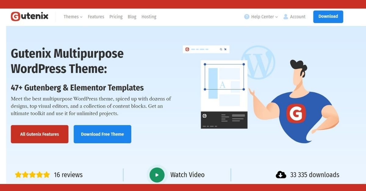 Read more about the article Gutenix Theme Review