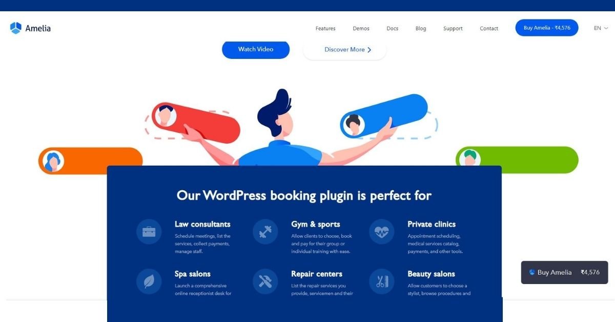 Read more about the article Amelia Booking Plugin Review