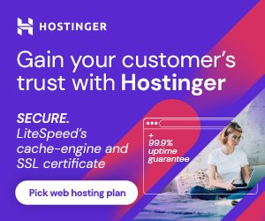 Hostinger Exclusive offer